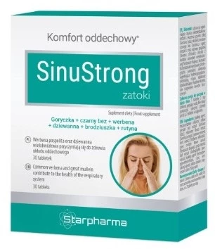 Starpharma SinuStrong zatoki i przeziębienie 30 tabl.