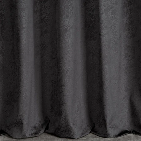 ZASŁONA GOTOWA RIVA NA TAŚMIE 140 X 270 CM CZARNY