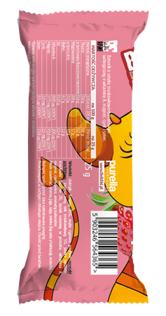 BeRAW Kids Baton owocowy Truskawka i Banan - 25g baton dla dzieci