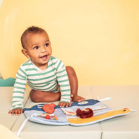 Lilliputiens Miękka tablica aktywizująca samochód Piesek Jules 3 m+