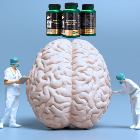 Lanco Nutritions PREMIUM MUSHROOM COMPLEX 1200mg na wsparcie odporności 60 kaps.