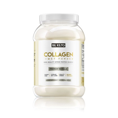 BeKeto Kolagen z olejem MCT 800 g smak Francuska Wanilia