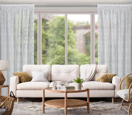 Zasłona gotowa Nela na Taśmie 140 x 270 cm, Kremowy