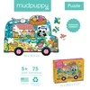 Mudpuppy Puzzle konturowe Food Truck 75 elementów 5+