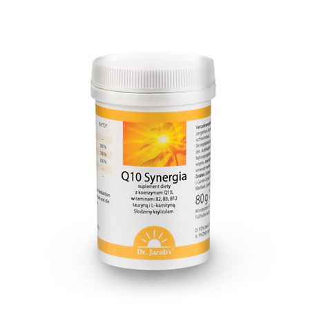 Dr. Jacob's Q10 synergia z ryboflawiną tauryną 80g