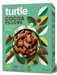 Turtle − Poduszki ryżowe z nadzieniem orzechowo-kakaowym bezglutenowe BIO − 300 g