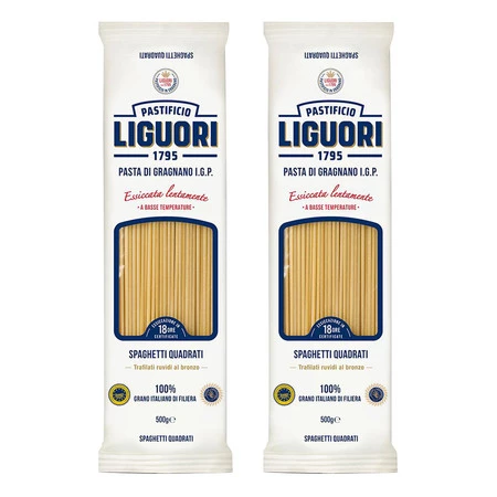 Zestaw 2x Makaron Liguori IGP Spaghetti Alla CHITARRA 500G
