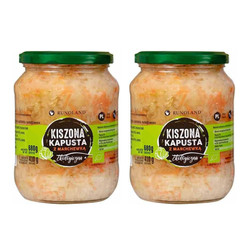 Zestaw: 2x KAPUSTA KISZONA Z MARCHEWKĄ BIO 680 g (410 g) - RUNOLAND