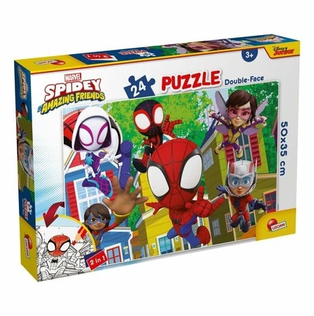 Puzzle dwustronne 24el Marvel Spidey This is a team! LISCIANI 99665