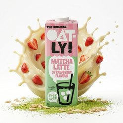 Oatly Matcha Strawberry Flavour 1L