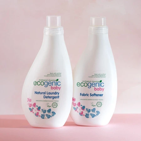 Ecogenic Baby, Hipoalergiczny płyn do zmiękczania ubranek dziecięcych, bezzapachowy, 1000 ml