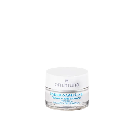 Orientana Hydro Nawilżenie Odżywczy Krem pod oczy Tremella Ceramidy Olej Awokado, 15ml