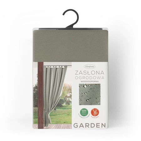 ZASŁONA GOTOWA GARDEN NA SZELKACH 155 X 260 CM BEŻOWY