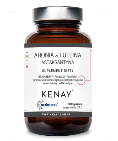 KENAY Aronia & Luteina Astaksantyna na wsparcie wzroku 60 kaps.