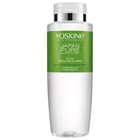 Yoskine Japan Pure Ryżowa Woda micelarna do demakijażu twarzy i oczu 400ml