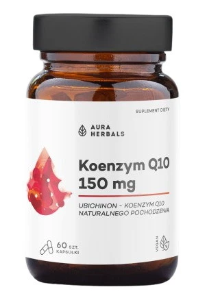 Aura Herbals Koenzym Q10, 150 mg, 60 kaps.