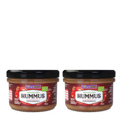 Zestaw: 2x HUMMUS POMIDOROWY BIO 185 g - NATURAVENA
