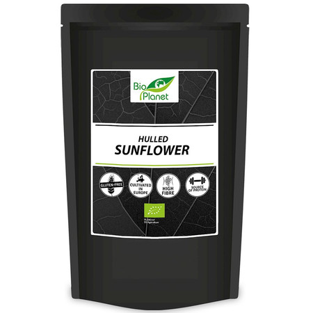 BIO PLANET SŁONECZNIK ŁUSKANY BEZGLUTENOWY BIO 800 g