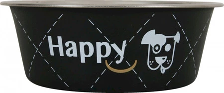 ZOLUX Miska Inox Happy Czarna 0,4 l
