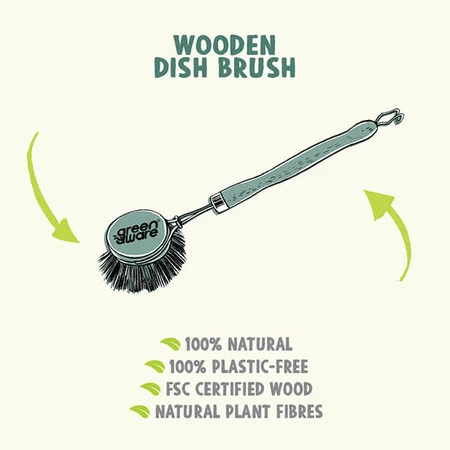 GreenAware, Drewniana szczotka do mycia naczyń