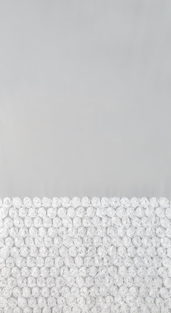 ZASŁONA GOTOWA ROSES 2 140 X 250 CM BIAŁY
