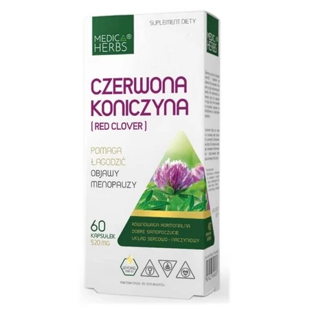 Medica Herbs Czerwona Koniczyna Red Clover 60 k