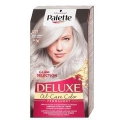 Palette − Deluxe Oil-Care Color, farba do włosów trwale koloryzująca z mikroolejkami U71 Mroźne Srebro
