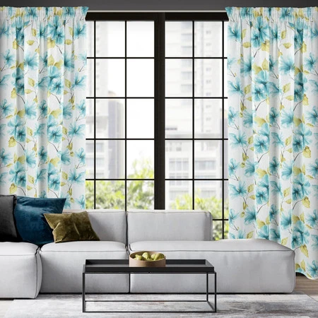 FIRANA GOTOWA SOFIA NA TAŚMIE 140 X 270 CM BIAŁY