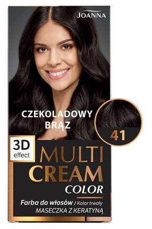 Farba do włosów 41 Czekoladowy Brąz