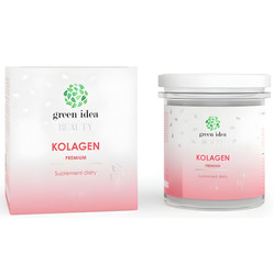 Green Idea Kolagen premium kompleksowa pielęgnacja skóry, włosów i stawów od wewnątrz 137 g
