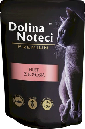 DOLINA NOTECI Premium Kot Filet z Łososia 85g
