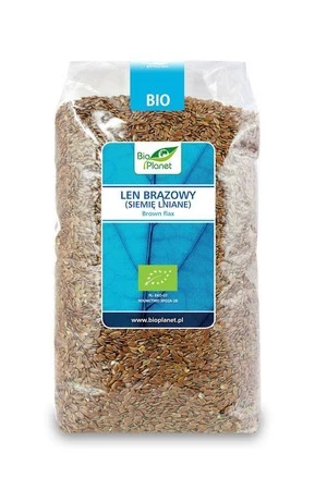 BIO PLANET Len brązowy (siemię lniane) BIO 1kg