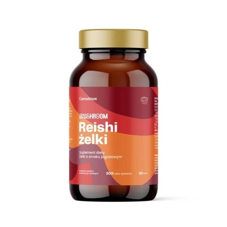 Cannabium Mushroom Reishi żelki 60 żelek