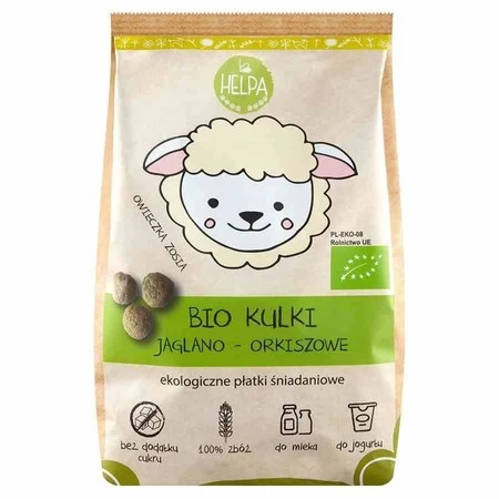 KULKI JAGLANO - ORKISZOWE BIO 160 g - HELPA