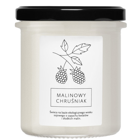 Hagi − Malinowy chruśniak, świeca sojowa − 230 g