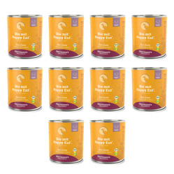 Zestaw 10x HERRMANN'S Selection Sensitive Dog Bio Ente - bio kaczka z koprem włoskim (800g)