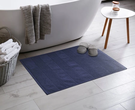 DYWANIK ŁAZIENKOWY JESSI (08) 50 X 70 CM GRANATOWY