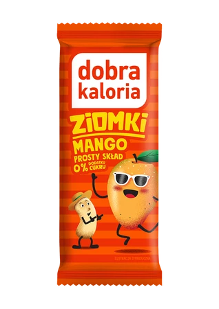 DOBRA KALORIA Baton Ziomki mango & nerkowce 32g KUBARA