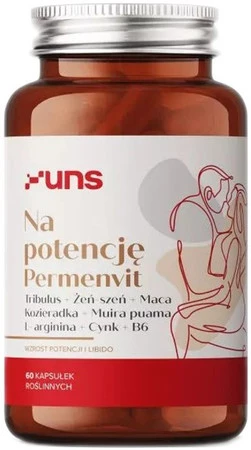 UNS Na Potencję Permenvit 60 kaps. vege