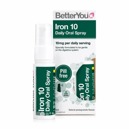 BetterYou − Iron 10 Daily Oral Spray, żelazo − 25 ml