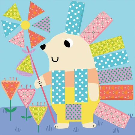 Janod Zestaw kreatywny Wycinanki przyklejanki My arts & crafts 4+