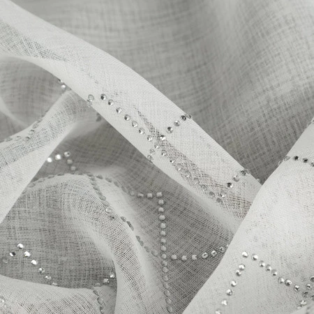 FIRANA GOTOWA KLEO NA TAŚMIE 345 X 260 CM BIAŁY