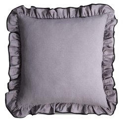 Poszewka Kelly 45 x 45 cm, Stalowy