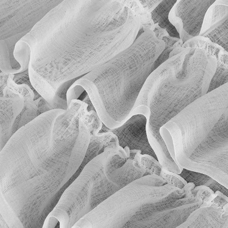 FIRANA GOTOWA LILIA 1 NA SZELKACH 150 X 45 CM BIAŁY