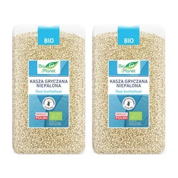 Zestaw 2x Bio Planet − Kasza gryczana niepalona − 1 kg