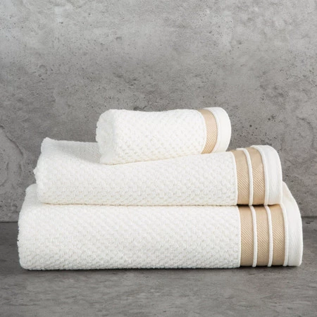 Ręcznik Madlen (02), 30 x 50 cm, Kremowy