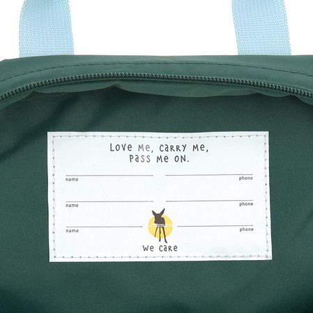 Lassig Plecak mini kwadratowy dla przedszkolaka Little Gang Lemon dark green