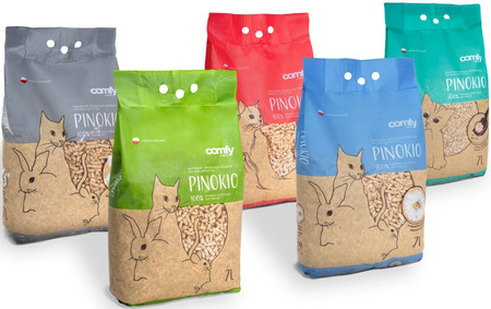 AQUAEL COMFY Pinokio Rumianek Żwirek drewniany 7l
