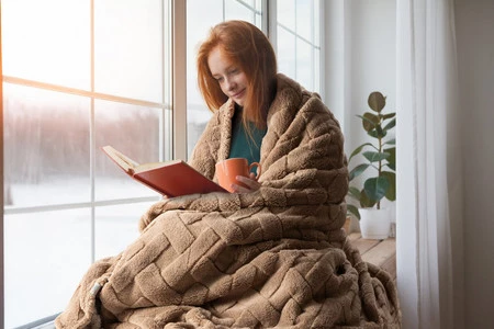 KOC D91 CARO 70 X 160 CM CIEMNOBEŻOWY