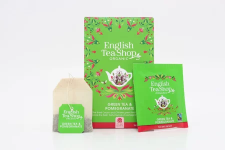 English Tea Shop Herbata zielona z granatem (20x2) BIO 40 g